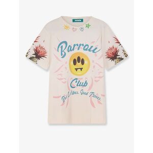 Barrow Men Cotton T-Shirt With Frontal Logo Print